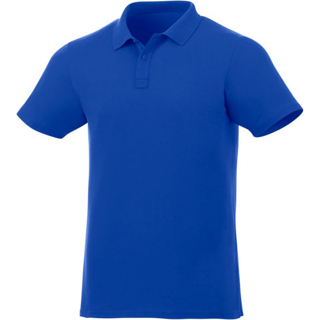 Blau - Front - Elevate Liberty Herren Kurzarm Polo Shirt