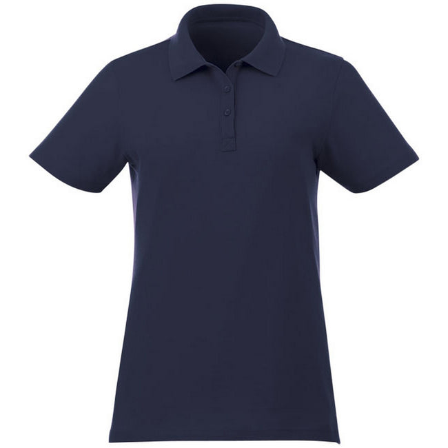 Marineblau - Front - Elevate Liberty Damen Poloshirt, kurzärmlig