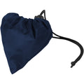 Marineblau - Back - Bullet Bungalow Faltbare Polyester Tasche (2 Stück-Packung)