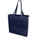 Marineblau - Front - Bullet Odessa Einkaufstasche aus Baumwolle (2 Stück-Packung)