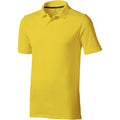 Gelb - Front - Elevate Herren Poloshirt Calgary, kurzärmlig (2 Stück-Packung)