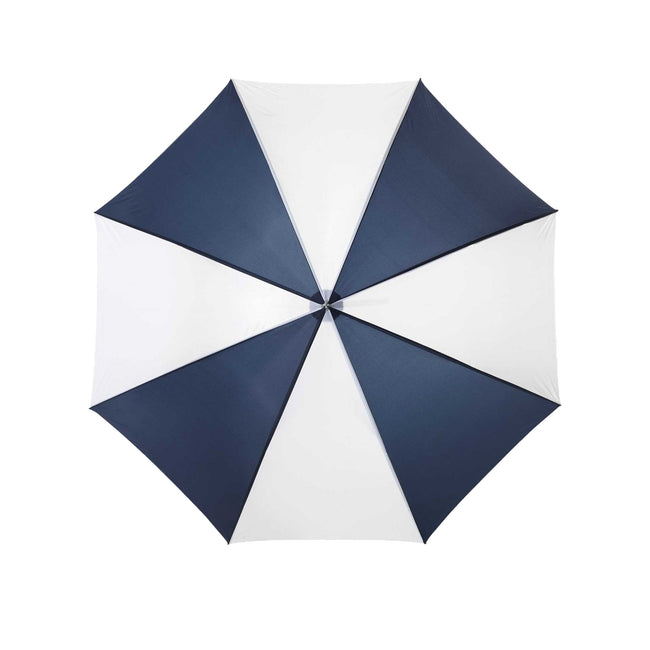 Marineblau-Weiß - Back - Bullet Golf-Regenschirm, 76 cm (2 Stück-Packung)