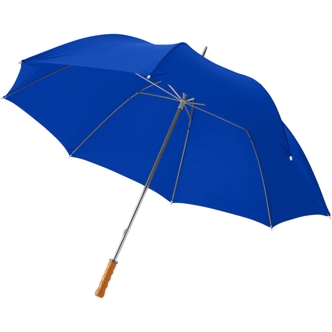Königsblau - Front - Bullet Golf-Regenschirm, 76 cm (2 Stück-Packung)