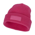 Rot - Front - Bullet Boreas Beanie mit Patch