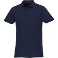 Marineblau - Front - Elevate - "Helios" Poloshirt für Herren kurzärmlig