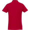 Rot - Back - Elevate - "Helios" Poloshirt für Herren kurzärmlig