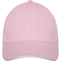 Helles Pink - Front - Elevate - Herren-Damen Unisex 6 Segmente - Kappe "Darton Sandwich"