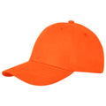 Orange - Side - Elevate - Herren-Damen Unisex 6 Segmente - Kappe "Davis"