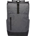 Schwarz-Grau meliert - Side - Avenue - Laptop-Tasche "Hose 15.6"", Zum Aufrollen