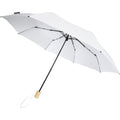 Weiß - Front - Avenue - "Birgit" Faltbarer Regenschirm