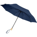 Marineblau - Front - Avenue - "Birgit" Faltbarer Regenschirm