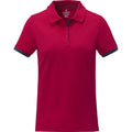 Rot - Front - Elevate - "Morgan" Poloshirt für Damen kurzärmlig