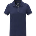 Marineblau - Front - Elevate - "Morgan" Poloshirt für Damen kurzärmlig