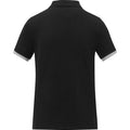 Schwarz - Back - Elevate - "Morgan" Poloshirt für Damen kurzärmlig