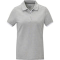 Grau meliert - Front - Elevate - "Morgan" Poloshirt für Damen kurzärmlig