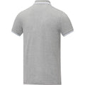 Grau meliert - Lifestyle - Elevate - "Amarago" Poloshirt für Herren kurzärmlig