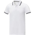 Weiß - Side - Elevate - "Amarago" Poloshirt für Herren kurzärmlig