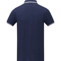 Marineblau - Back - Elevate - "Amarago" Poloshirt für Herren kurzärmlig