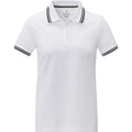 Weiß - Front - Elevate - "Amarago" Poloshirt für Damen kurzärmlig