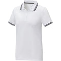 Weiß - Back - Elevate - "Amarago" Poloshirt für Damen kurzärmlig