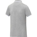 Grau meliert - Side - Elevate - "Amarago" Poloshirt für Damen kurzärmlig