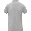 Grau meliert - Lifestyle - Elevate - "Amarago" Poloshirt für Damen kurzärmlig