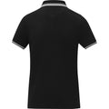 Schwarz - Side - Elevate - "Amarago" Poloshirt für Damen kurzärmlig