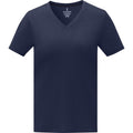Marineblau - Front - Elevate - "Somoto" T-Shirt V-Ausschnitt für Damen