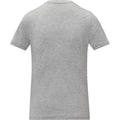 Grau meliert - Back - Elevate - "Somoto" T-Shirt V-Ausschnitt für Damen
