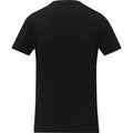 Schwarz - Back - Elevate - "Somoto" T-Shirt V-Ausschnitt für Damen
