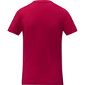 Rot - Back - Elevate - "Somoto" T-Shirt V-Ausschnitt für Damen