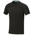 Schwarz - Side - Elevate NXT - "Borax" T-Shirt für Herren kurzärmlig