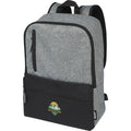 Schwarz-Grau meliert - Lifestyle - Unbranded - Rucksack für Laptops "Reclaim", Zweifarbig, recyceltes Material, 14L