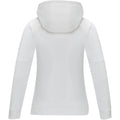 Weiß - Back - Elevate Life - "Anorak" Sweatshirt mit halbem Reißverschluss für Damen