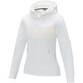 Weiß - Side - Elevate Life - "Anorak" Sweatshirt mit halbem Reißverschluss für Damen