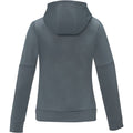 Stahlgrau - Back - Elevate Life - "Anorak" Sweatshirt mit halbem Reißverschluss für Damen