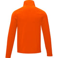Orange - Back - Elevate Essentials - "Zelus" Fleecejacke für Herren