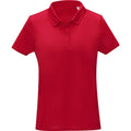Rot - Front - Elevate Essentials - "Deimos" Poloshirt für Damen