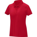 Rot - Side - Elevate Essentials - "Deimos" Poloshirt für Damen