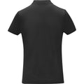 Schwarz - Back - Elevate Essentials - "Deimos" Poloshirt für Damen