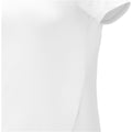 Weiß - Close up - Elevate Essentials - "Deimos" Poloshirt für Damen
