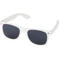 Weiß - Front - Herren-Damen Unisex Sonnenbrille "Sun Ray" - PP Plastik