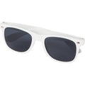 Weiß - Pack Shot - Herren-Damen Unisex Sonnenbrille "Sun Ray" - PP Plastik