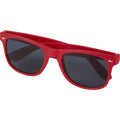 Rot - Pack Shot - Herren-Damen Unisex Sonnenbrille "Sun Ray" - PP Plastik