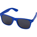 Königsblau - Front - Herren-Damen Unisex Sonnenbrille "Sun Ray" - PP Plastik