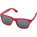 Rot - Front - Sonnenbrille "Sun Ray", Recycelter Kunststoff