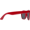 Rot - Side - Sonnenbrille "Sun Ray", Recycelter Kunststoff