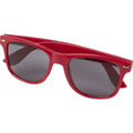 Rot - Pack Shot - Sonnenbrille "Sun Ray", Recycelter Kunststoff
