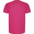 Fluro Rosa - Back - Roly - "Imola" T-Shirt für Herren - Sport kurzärmlig