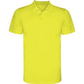 Fluoreszierendes Gelb - Front - Roly - "Monzha" Poloshirt für Kinder